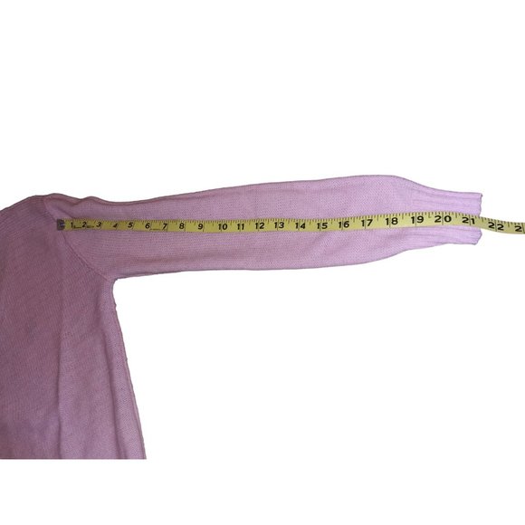 Hush Puppies Pink V Neck Knitted Sweater Long Sleeve Size Small Women's - Picture 8 of 11